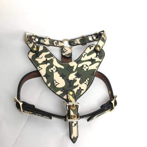 striking luxury french bulldog harness