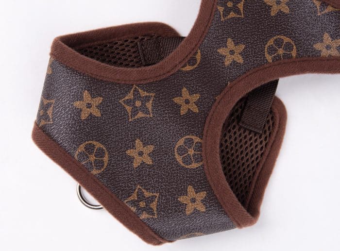 Louis Pawtton Monogram Dog Harness With Free Matching Leash - Image 5