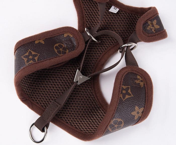 Brown Small Dog Designer Harness